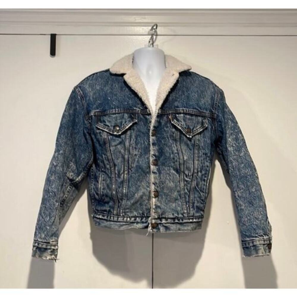 Levi’s SAN FRANCISCO VINTAHE Sherpa lined denim jacket XL